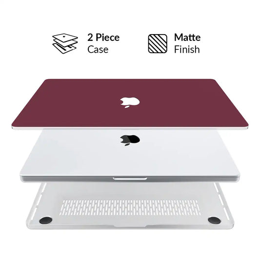 Burgundy 1990 MacBook Case