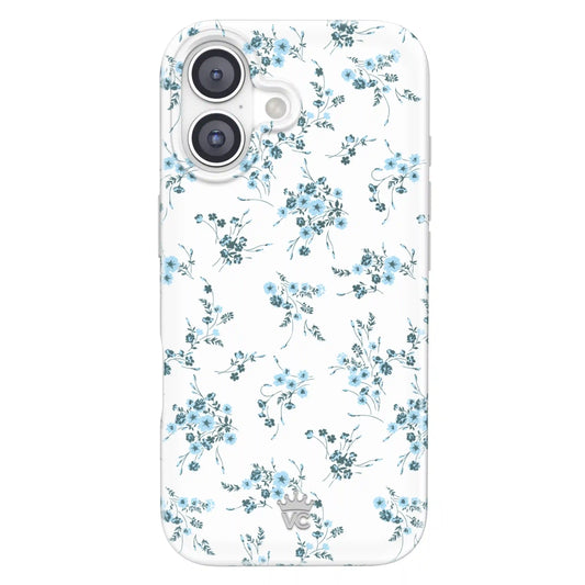French Blue Floral iPhone Case