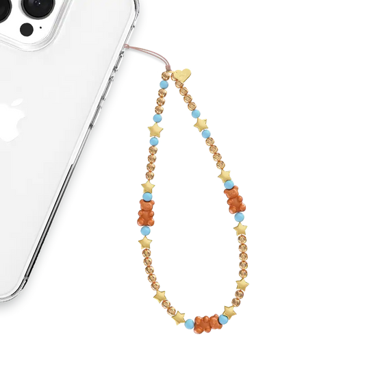 Cowboy Teddy Phone Charm