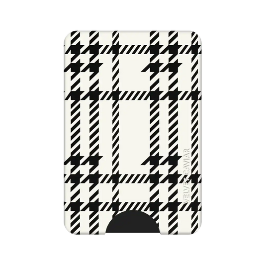 Houndstooth Sweater MagSafe Wallet