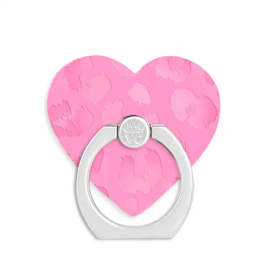 Hot Pink Leopard Phone Ring